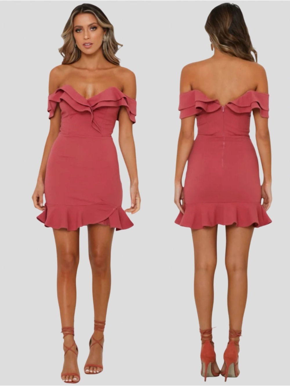 Hello Molly Carrying Your Love Dress ~ Rose